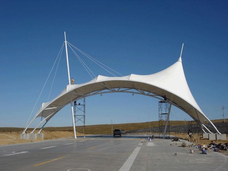 高速公路收費站膜結構