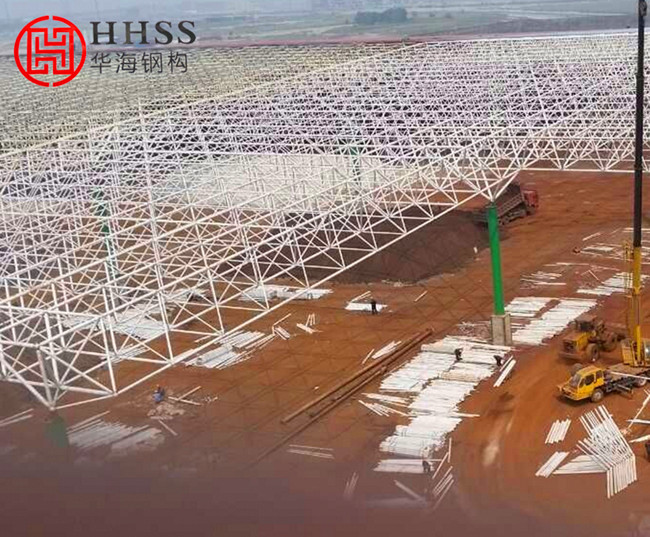 Tangshan Wenfeng Bolt Ball Grid Structure Installation Site