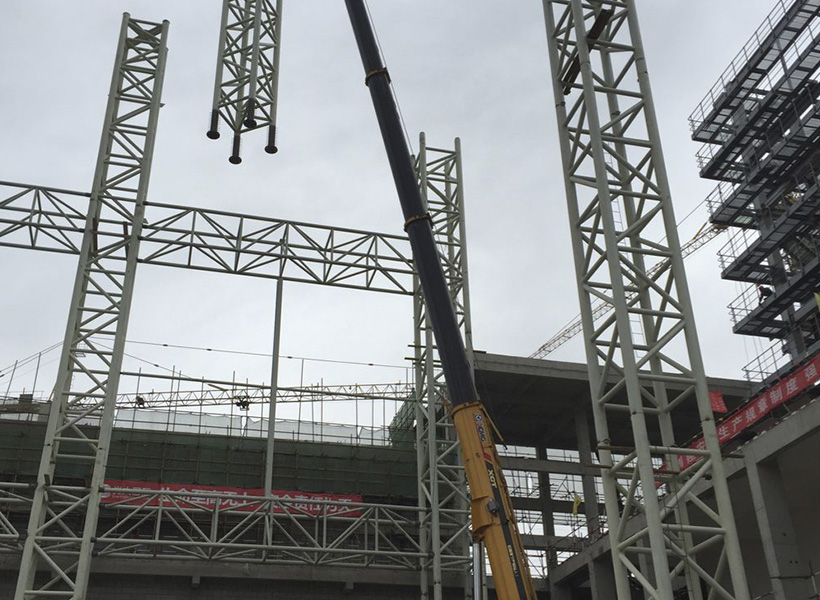 螺栓球球形網架加工和安裝環節注意事項